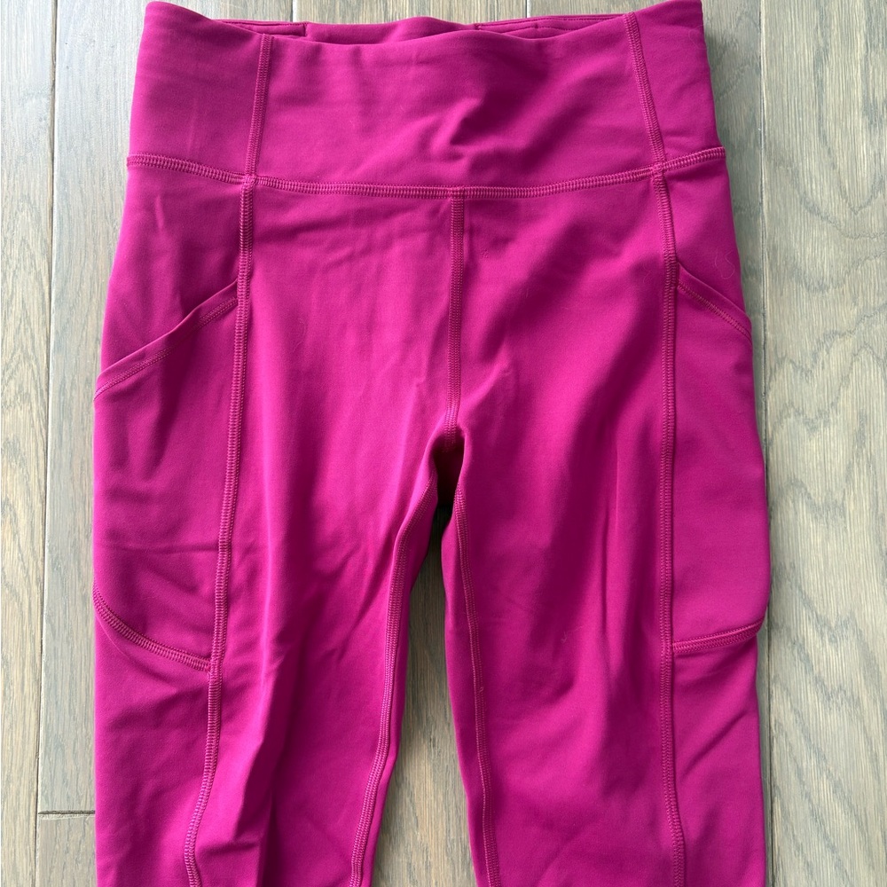 Lululemon Invigorate HR Tight 25” - MAGENTA PURPLE - size 4